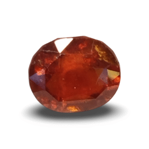 Natural Hessonite (Gomed) | Oval Cut | IGC Certified Certificate No.: IGCDKBAJ48326
