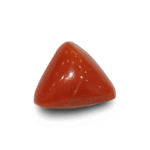 Natural Italian Red Coral | Certified | Untreated Triangular Cabochon Summary No. IGCDKBAJ42419