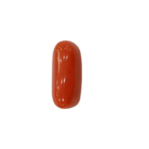 Natural Red Coral | Certified | Oval Cut Gemstone Summary No. IGCDKBAJ44931
