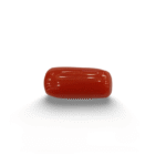 Natural Red Coral | Certified |Capsule Cut Gemstone Summary No. IGCDKBAJ44859
