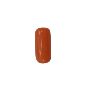 Natural Red Coral | Certified |Capsule Cut Gemstone Summary No. IGCDKBAJ44726