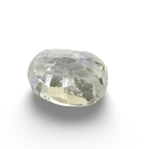 Natural White Zircon | Certified | Oval | Certificate No.: IGCDKBAJ46134